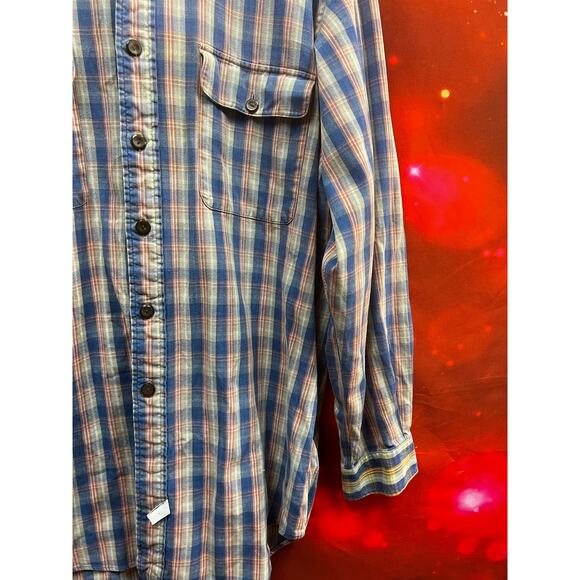 Polo Ralph Lauren Mens Long Sleeve Button-Down Plaid Shirt Size L 100% Cotton - Picture 3 of 9